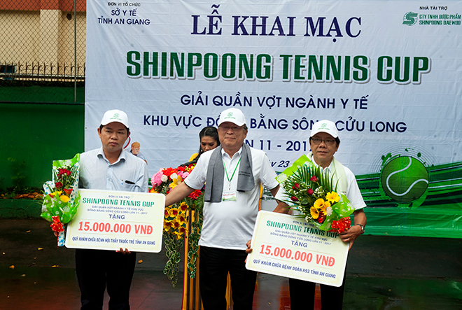 Giải Quần vợt ngành Y tế khu vực Đồng bằng sông Cửu Long tranh Cup SHINPOONG lần thứ 11 - năm 2017
