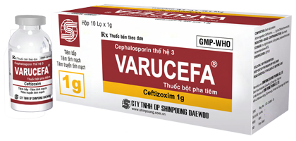 VARUCEFA 1G (Cephalosporin thế hệ 3)