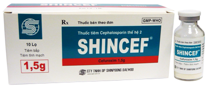 SHINCEF 1,5g (Cephalosporin thế hệ 2)