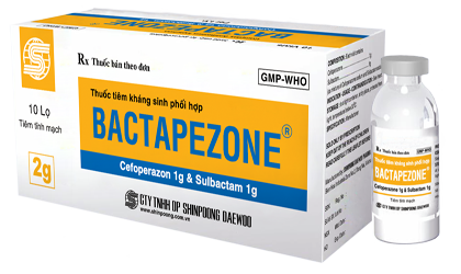 BACTAPEZONE 2g (Cephalosporin thế hệ 3)