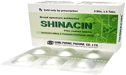 Shinacin (625 mg) (nhóm Penicillin)