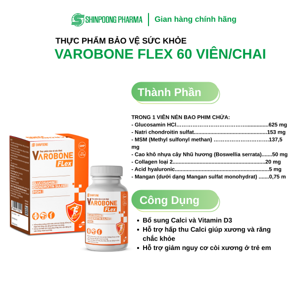 Shinpoong Pharma - Varobone Flex 60 viên